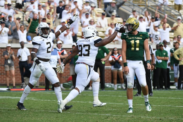 Georgia Tech Defensive Lineman T.K. Chimedza